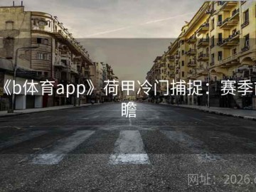 《b体育app》荷甲冷门捕捉：赛季前瞻